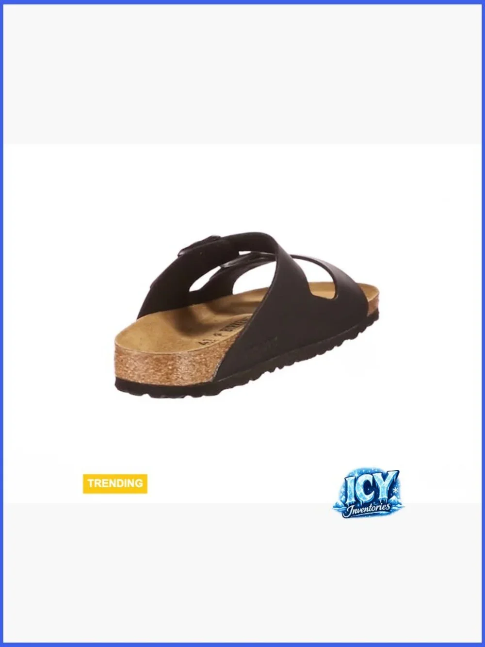 Vegan Sandals with Original Cork Footbed, Adjustable Straps